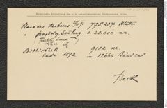 k.k. naturhistorisches Hofmuseum, Intendanzakten 1885-1896 (Hauer), Aktenzahl Z.211/1893, Seite 9
